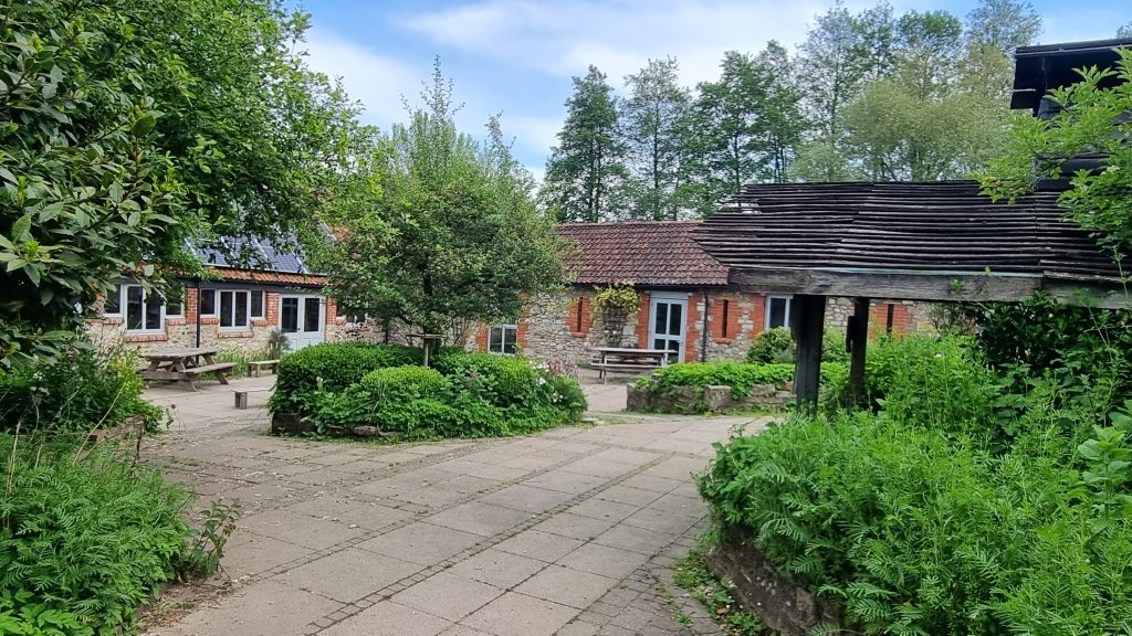 The courtyard outside the Old Dairy