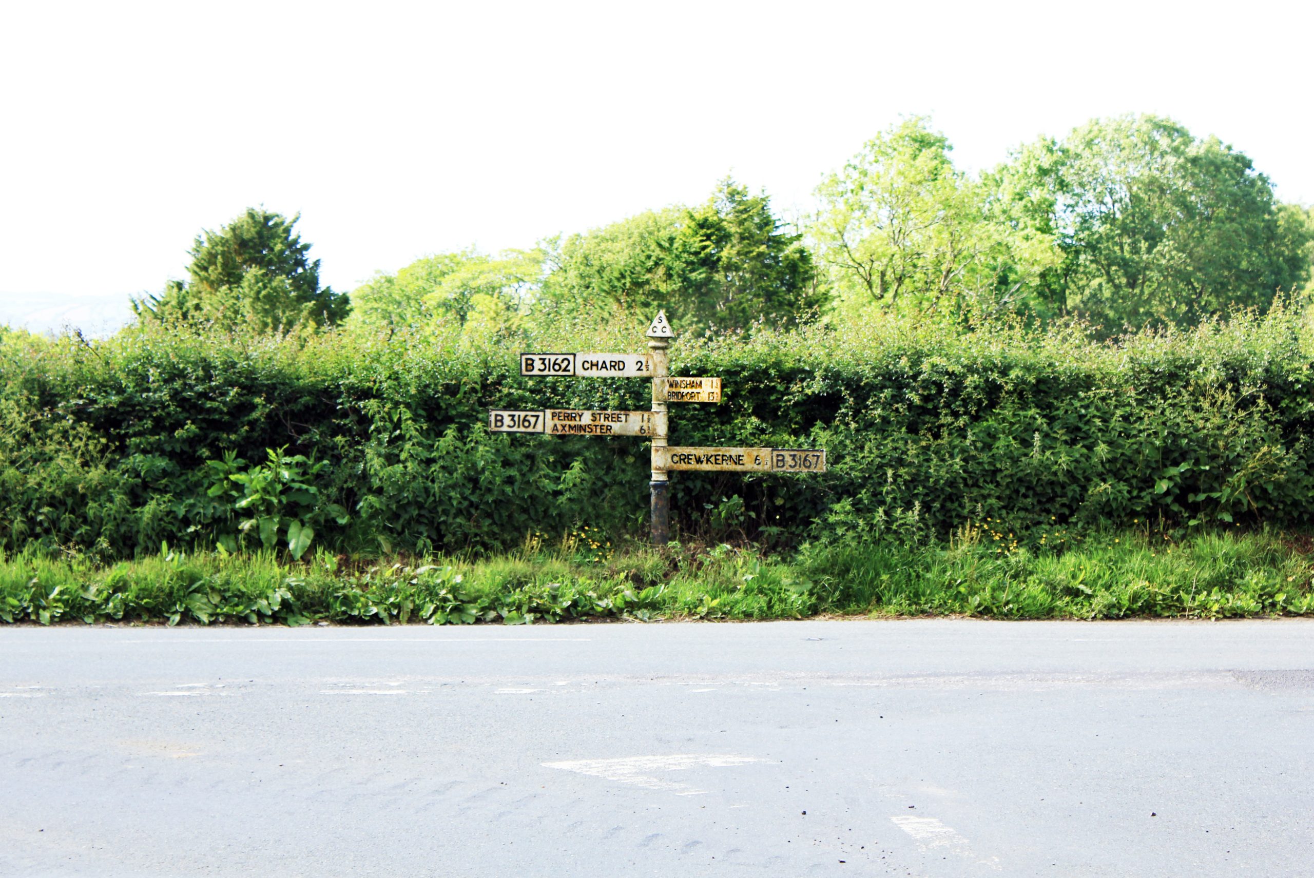 A signpost near Magdalen Farm
